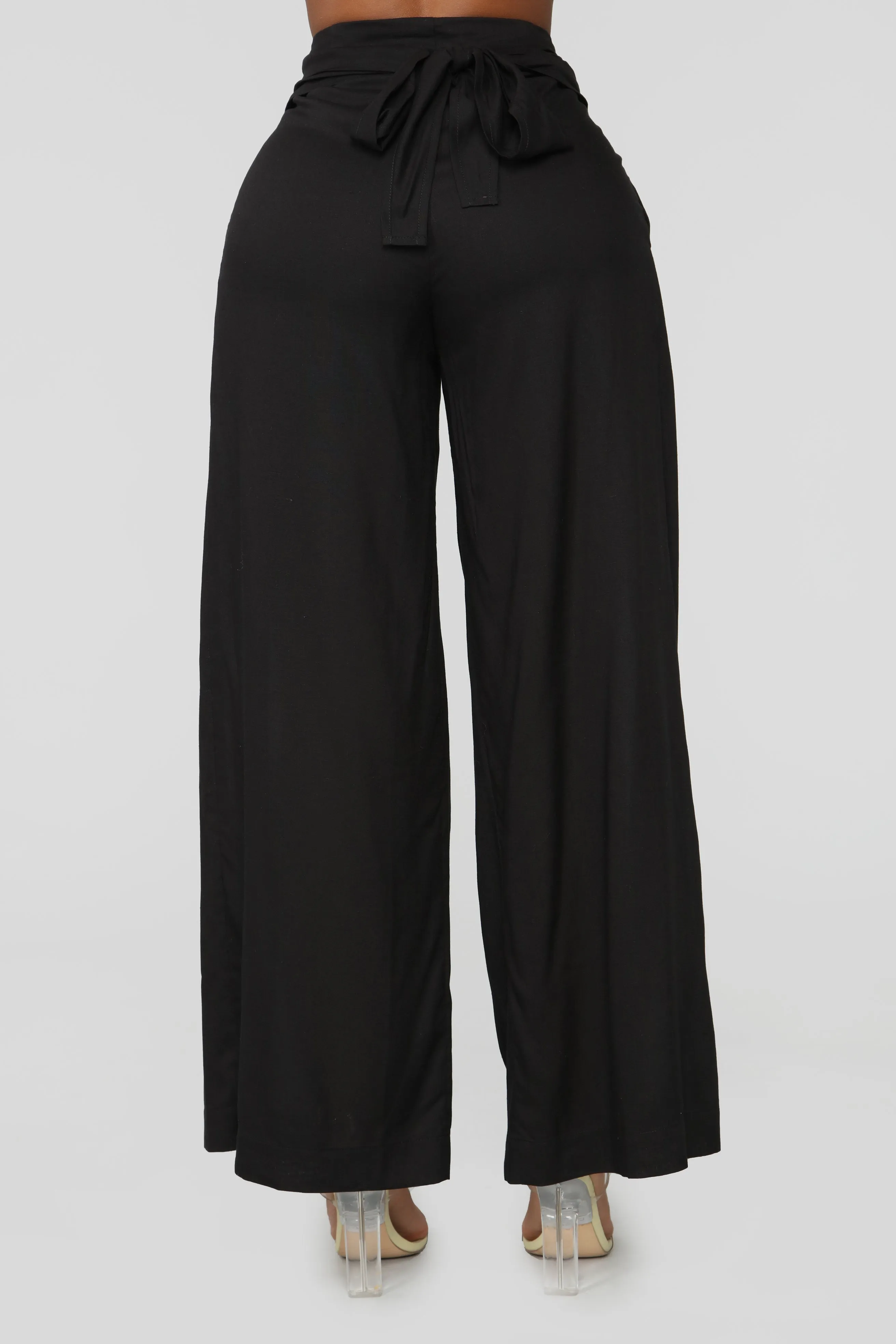 All Hands On Deck Palazzo Pants - Black
