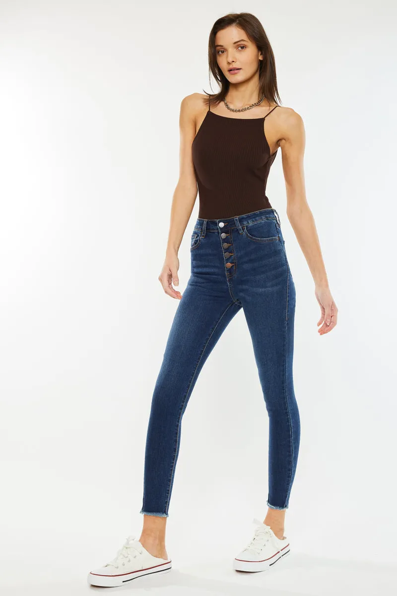Anne High Rise Ankle Skinny Jeans