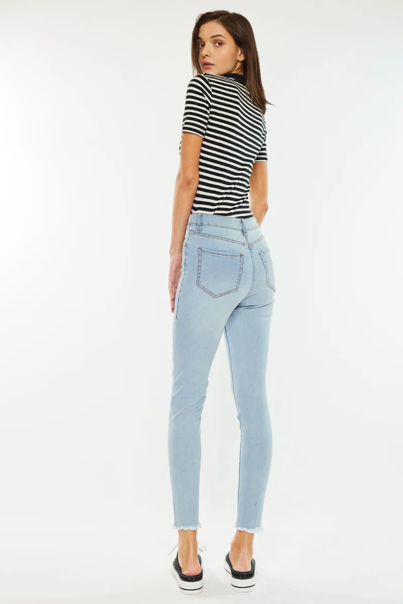Anne High Rise Ankle Skinny Jeans