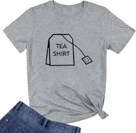BLACKOO Teen Girl Funny T Shirts Women Cute Tops Junior Graphic Tee