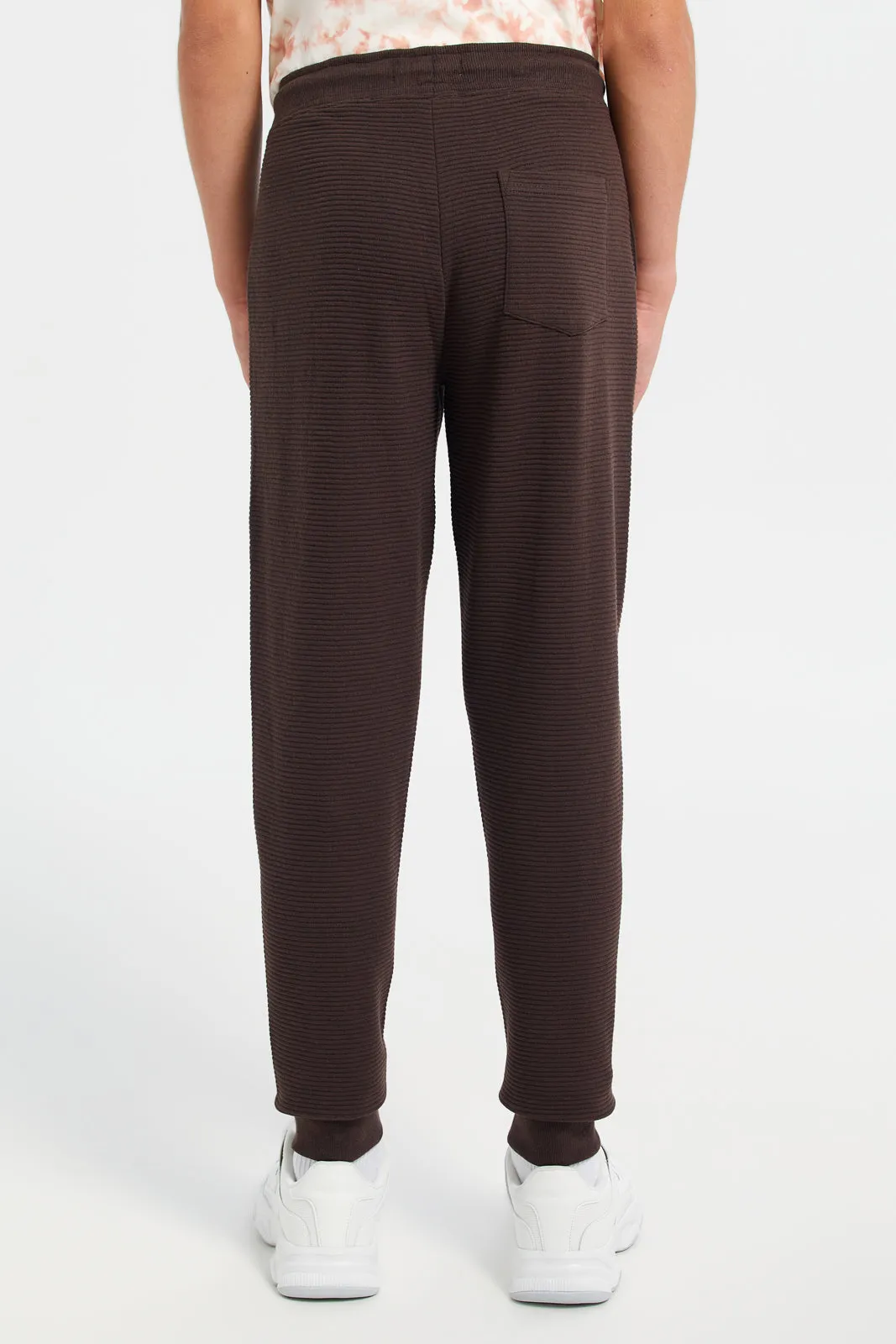 Brown Ottoman Table Active Pants