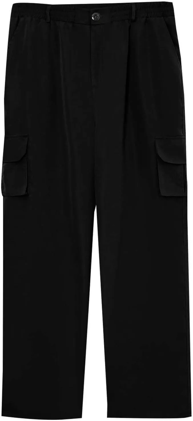 Chinos Pants Men Slim Fit Cargo Pants Stretch Relaxed Fit Jogger Sweatpants Straight Fit Hiking Work Pants w/Pockets