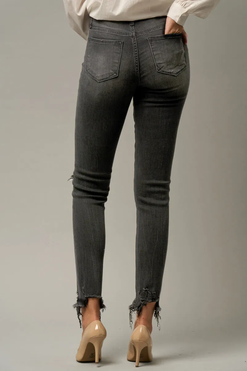 Coal Crop Skinny Fit Jeans