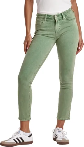 DEAR JOHN Blaire Womens Straight Leg Jeans Mid Rise Ankle Inseam