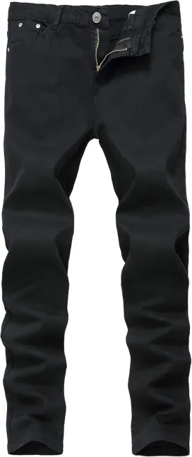FREDD MARSHALL Men's Skinny Slim Fit Stretch Straight Leg Fashion Jeans Pants
