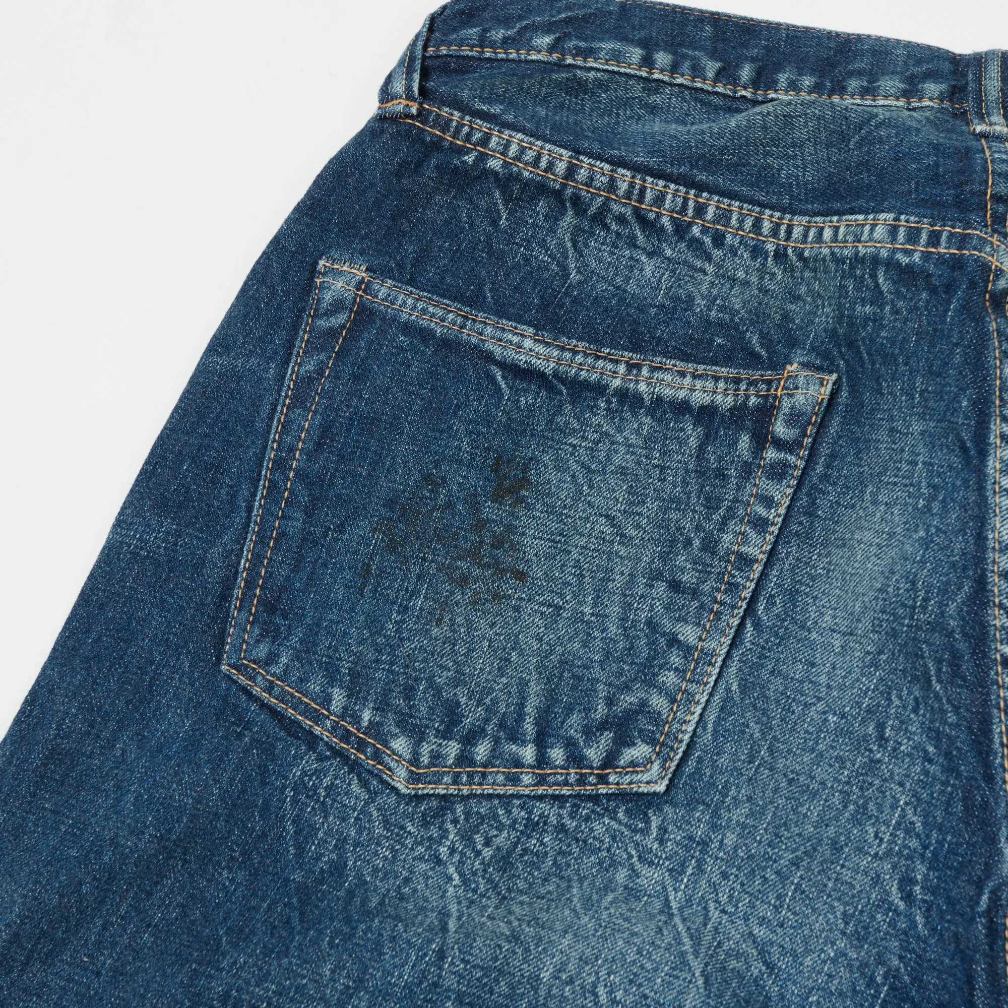 Full Count 1344-0105 13.7oz Wide Straight Jean - More Than Real Wash