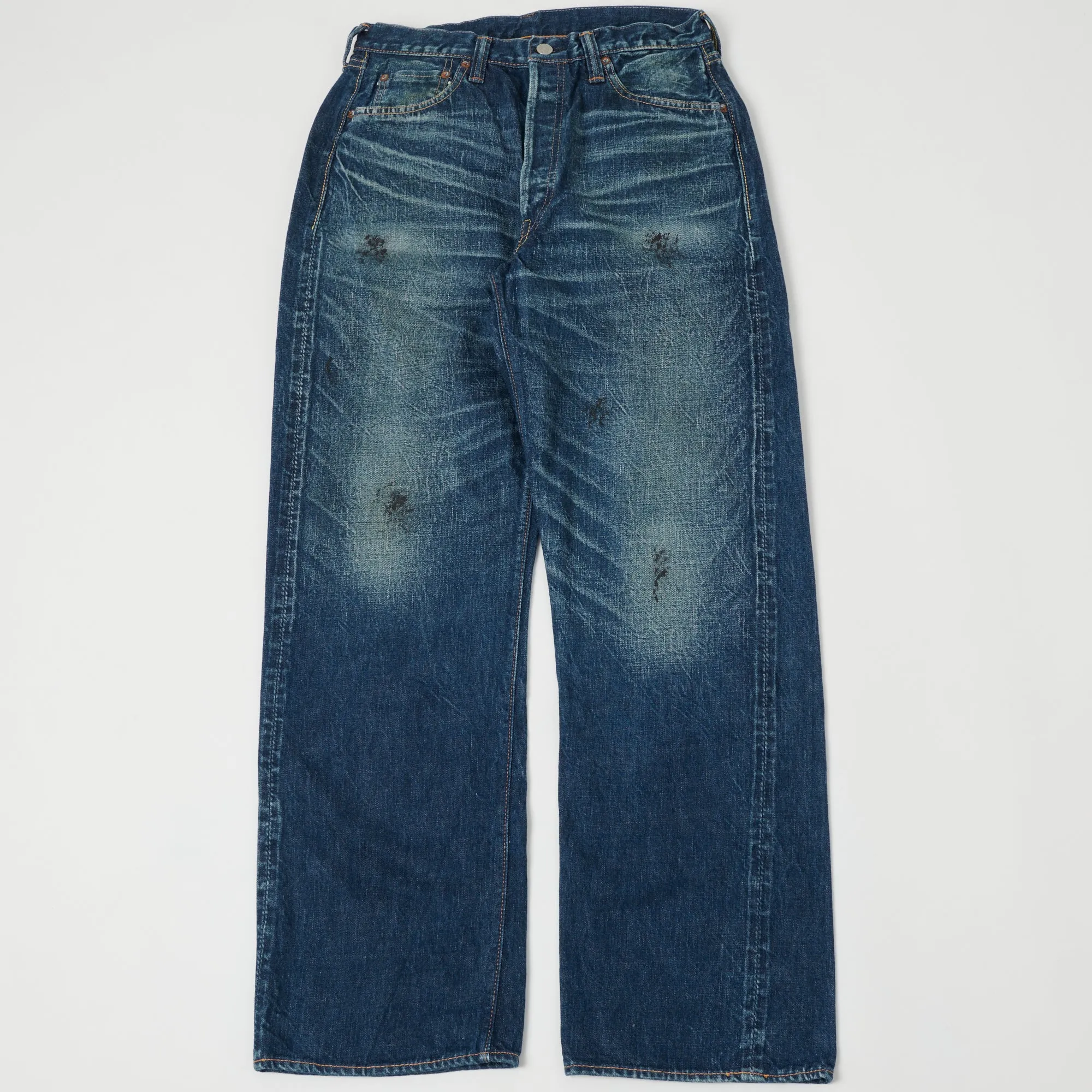 Full Count 1344-0105 13.7oz Wide Straight Jean - More Than Real Wash