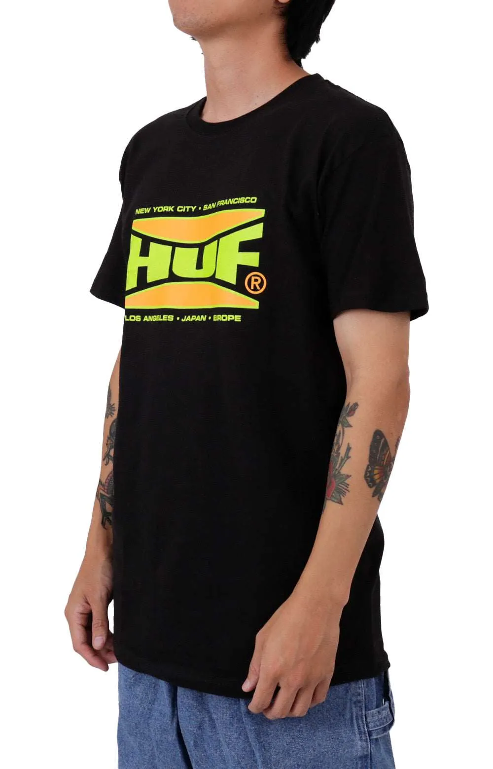 HUF Bolt Graphic Tee - Black