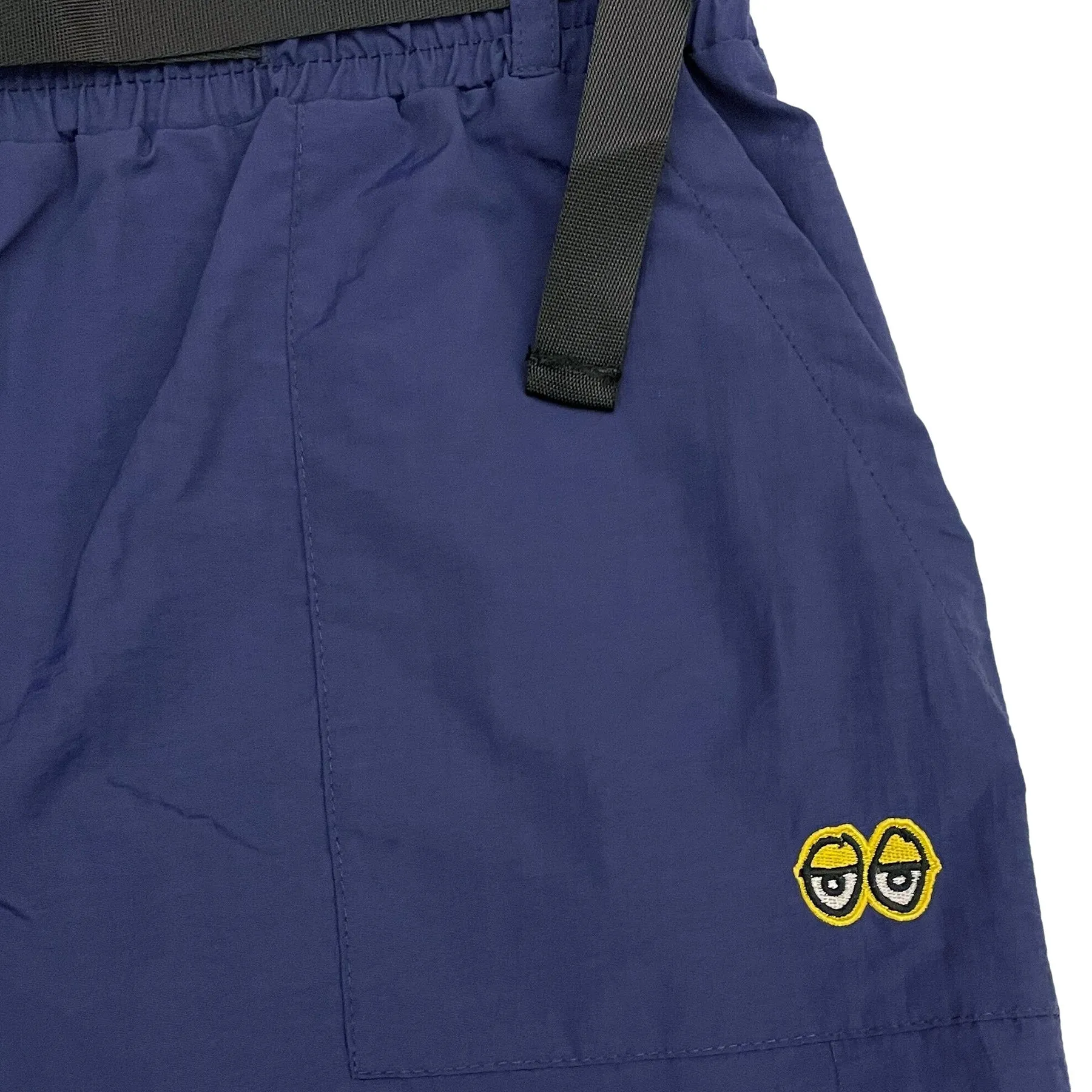 KROOKED EYES NYLON CUSTOM SHORTS NAVY