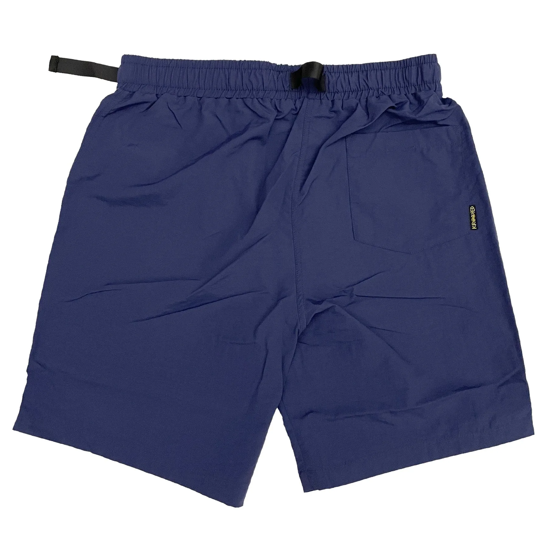 KROOKED EYES NYLON CUSTOM SHORTS NAVY