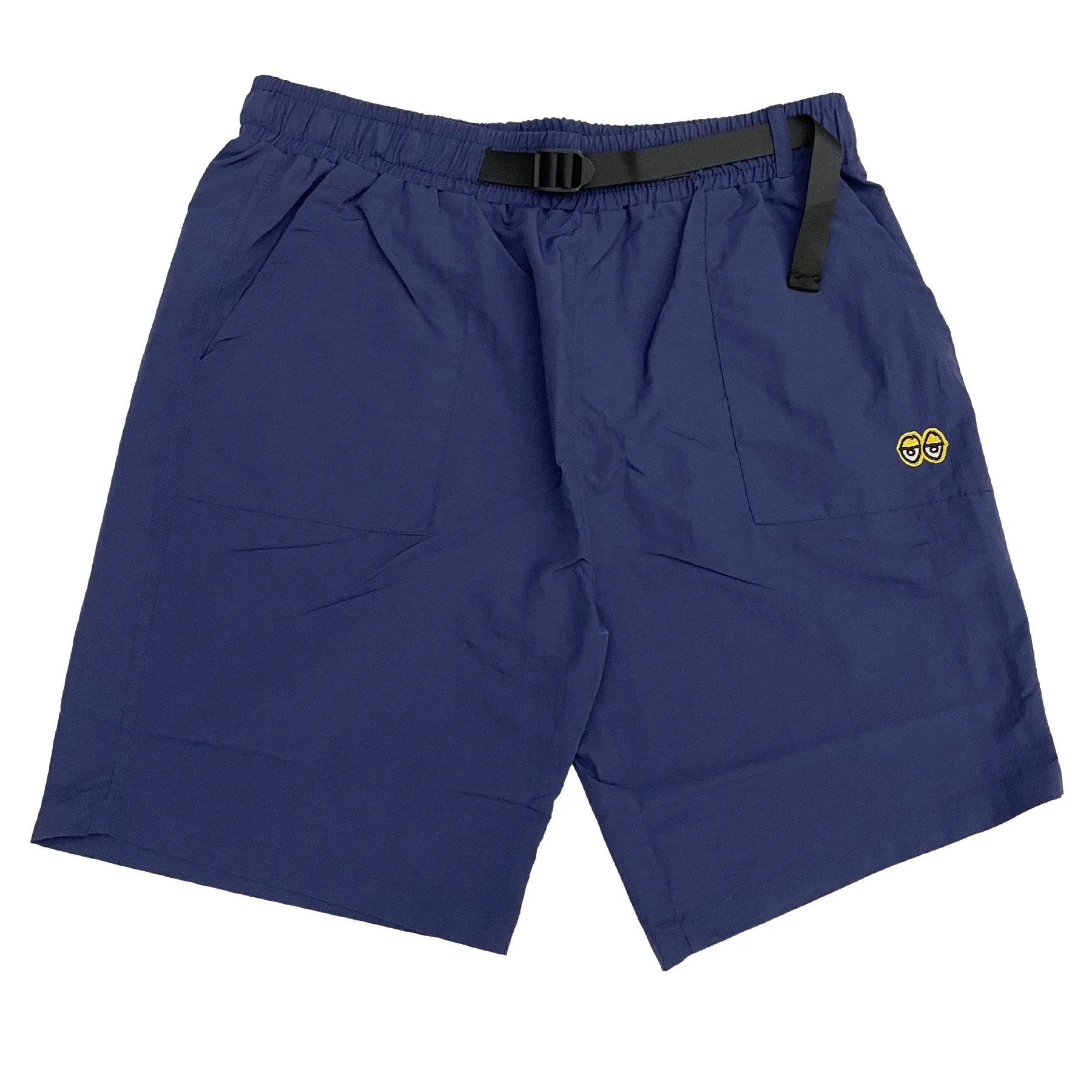 KROOKED EYES NYLON CUSTOM SHORTS NAVY