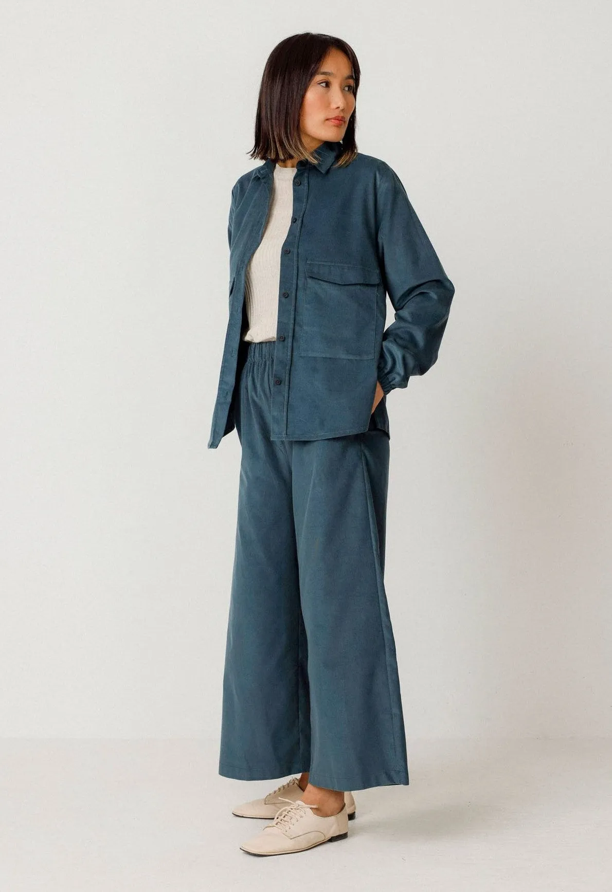 LAVANDERA Cepheus shirt moonlight blue women