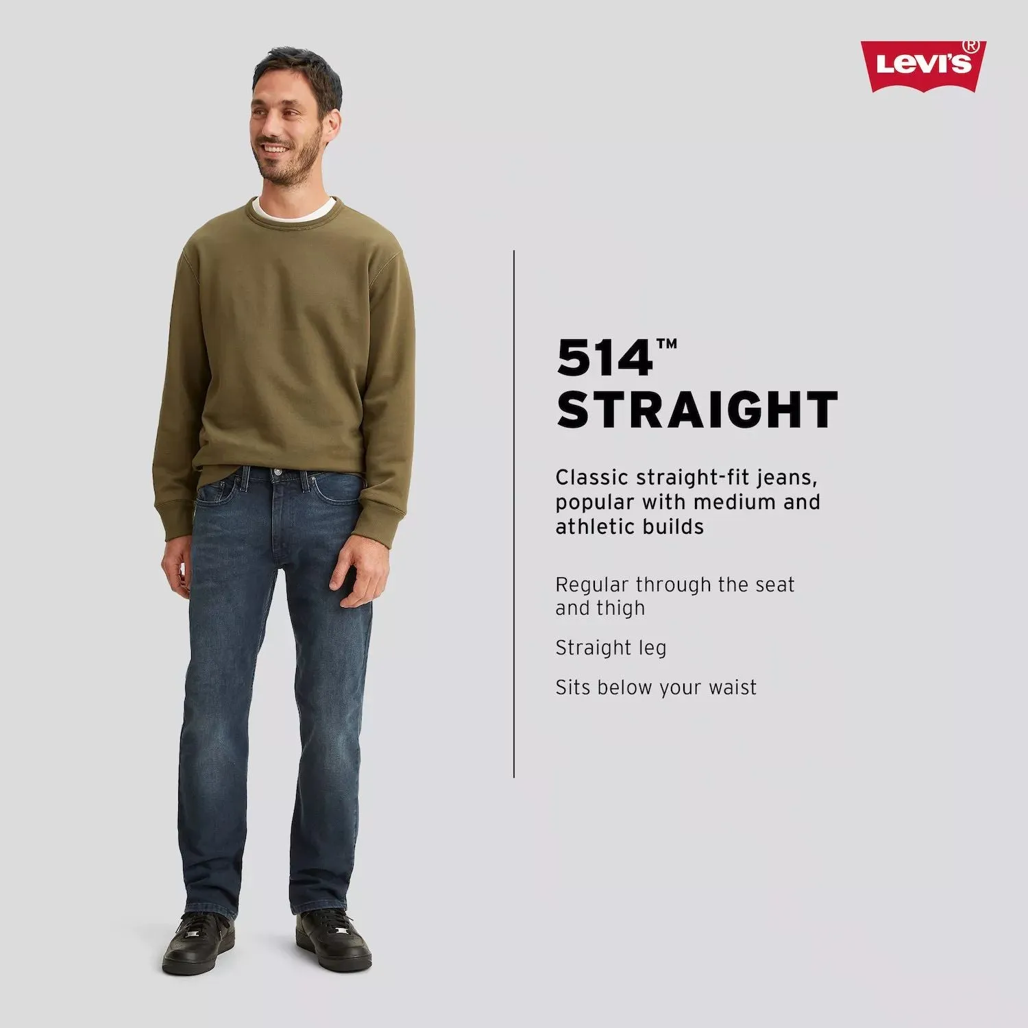 Levi's 514 Flex Men's Straight Fit Jeans