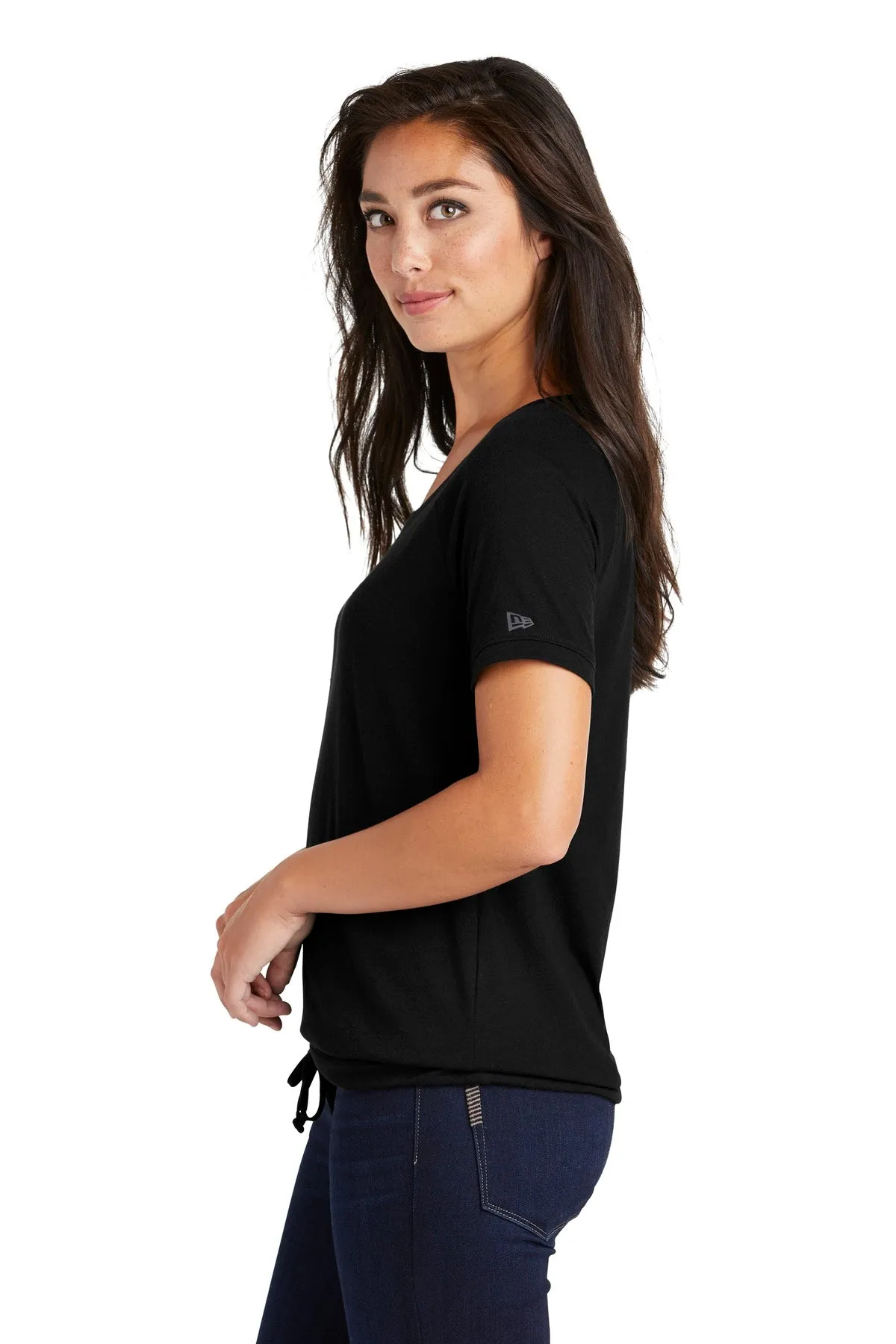 New Era ® Ladies Tri-Blend Performance Cinch Tee. LNEA133