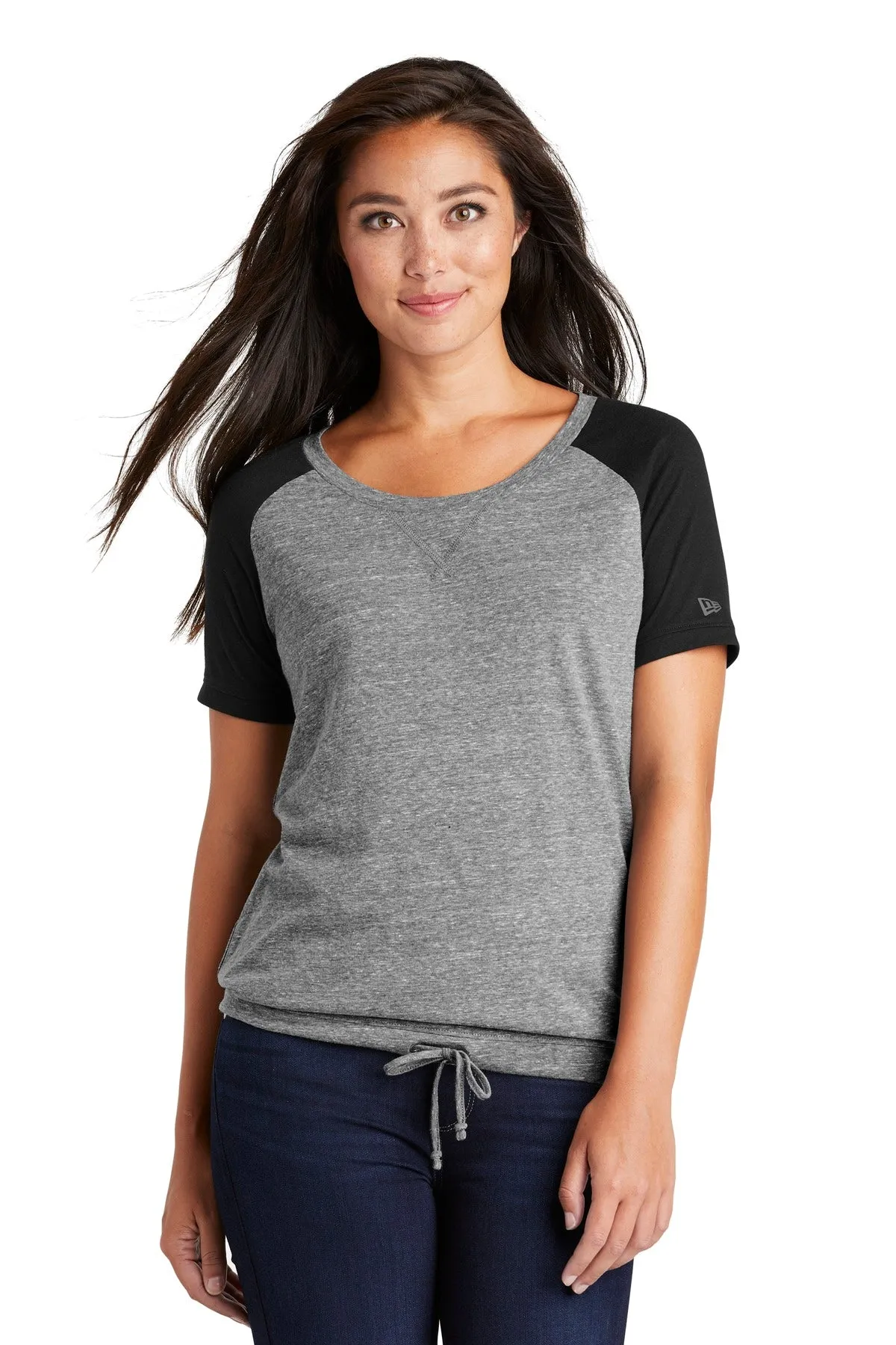 New Era ® Ladies Tri-Blend Performance Cinch Tee. LNEA133