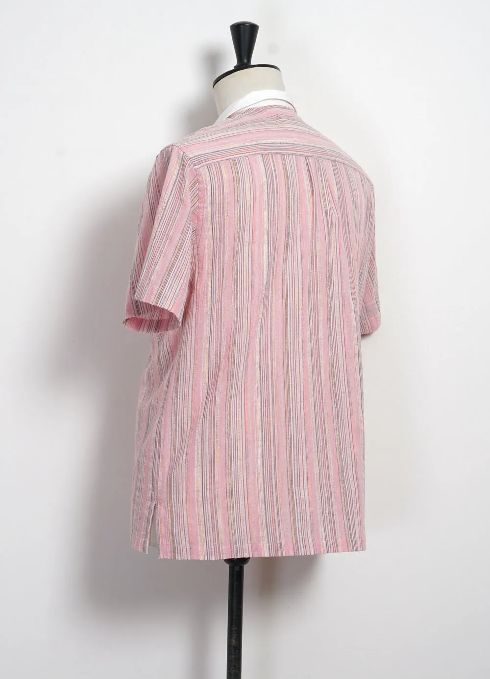 PHILIP | Short Sleeve Pull-On Shirt | Raspberry