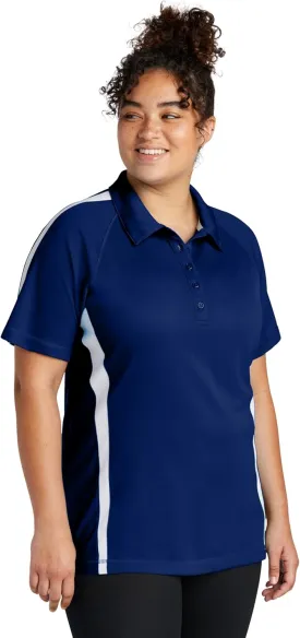 Sport-Tek Women's Micro Mesh Colorblock Polo Shirt