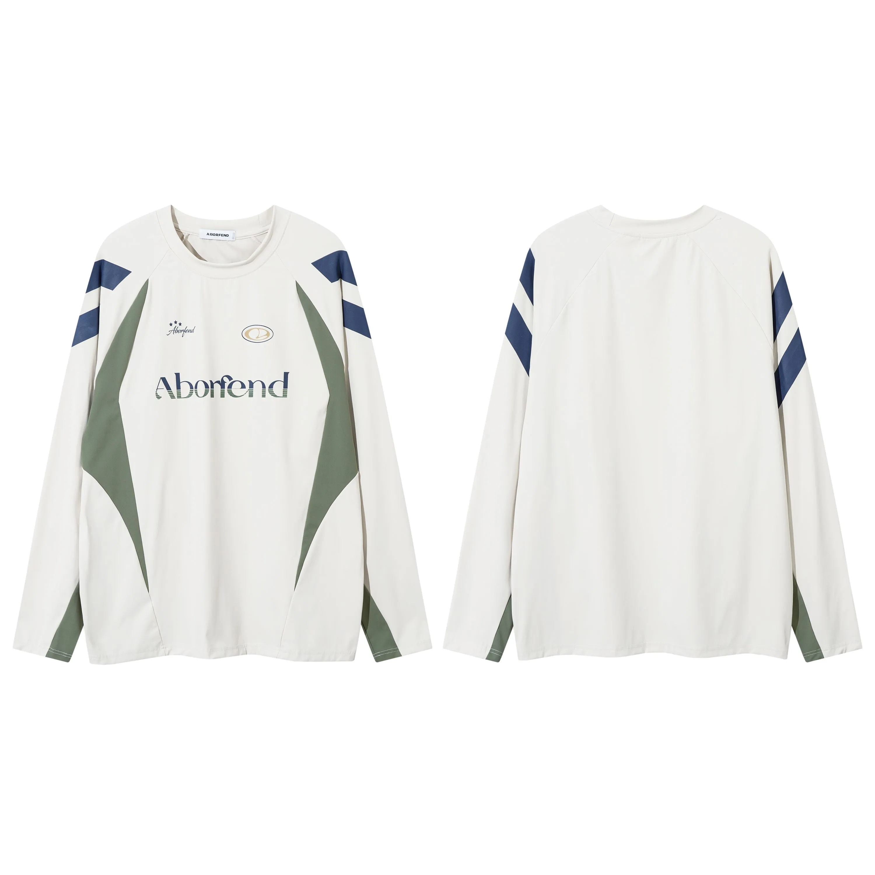 Sporty Stripes | Oversized Graphic Sweatshirt