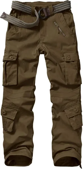 Women's Cargo Pants Quick Dry Casual Military Army Camo Combat Work Casual Pants with Pockets