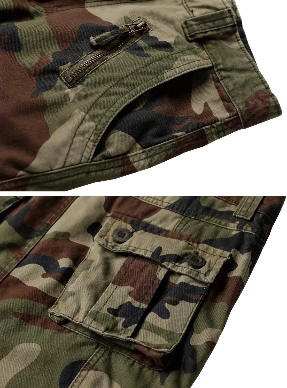 Women's Cargo Pants Quick Dry Casual Military Army Camo Combat Work Casual Pants with Pockets