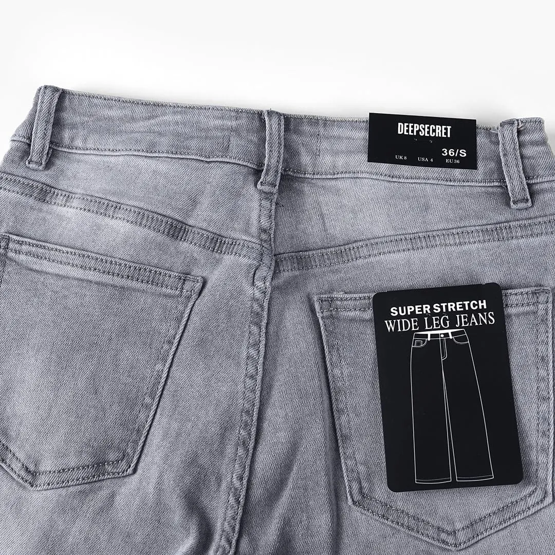 Women's Stretch Jeans Straight Leg Flexibility & Durability