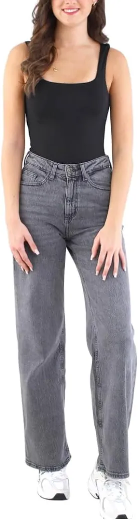 Women's Stretch Jeans Straight Leg Flexibility & Durability
